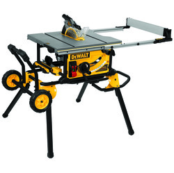 DeWALT® DWE7491RS Jobsite Table Saw, 10 in Dia Blade, 5/8 in Arbor/Shank, 3-1/8 in 90 deg Capacity, 2 hp, Tool Only