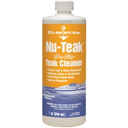 MaryKate® 1007582 Nu-Teak™ 1-Step Non-Flammable Water Based Teak Cleaner, 1 qt Bottle, Glycol Ether Odor/Scent, Clear/Slightly Yellow, Liquid Form