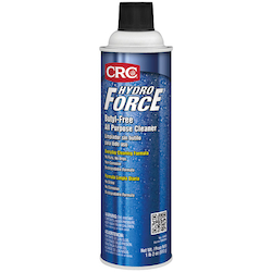 CRC® HydroForce® 14405 HydroForce® All Purpose Butyl-Free Non-Flammable General Purpose Cleaner, 20 oz Aerosol Can, Glycol Ether Odor/Scent, Clear, Liquid Form