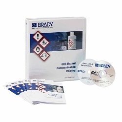 Brady® 132428 Hazcom Training Kit, English, GHS Hazard Communication Training, 24 min