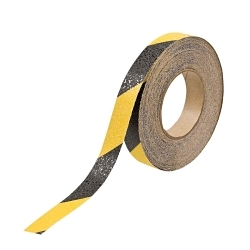 Brady® 78146 Blank Laminated Non-Reflective Anti-Skid Tape, 60 ft L x 1 in W x 0.026 in THK, B-916 Polyester, Stripes Surface Pattern, Gritted Surface