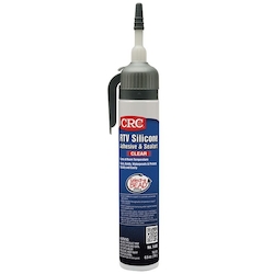 CRC® 14055 Multi-Purpose RTV Silicone Sealant, 8 oz Tube, Clear, Silicone Base