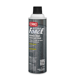 CRC® 14424 Non-Flammable Cleaner and Polish, 20 oz Aerosol Can, Slight Petroleum Odor/Scent, Milky White, Liquid