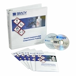 Brady® 132457 Hazcom Training Kit, English, GHS Hazard Communication Comprehensive Training, 14 min