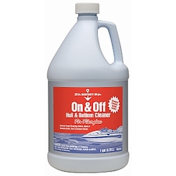 MaryKate® MK20128 Non-Flammable ON/OFF Water Based Hull/Bottom Cleaner, 1 gal Bottle, Strong Acid Odor/Scent, White, Emulsion Form
