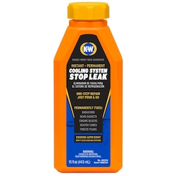 K&W® 401214X6 Instant Cooling System Stop Leak, 16 oz Bottle, Liquid, Lumpy Copper, Mild