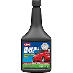 CRC® 05063 Guaranteed To Pass® Combustible Emission System Cleaner, 12 oz Bottle, Liquid, Clear/Amber, Petroleum Distillate