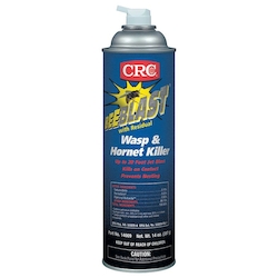 CRC® Bee Blast® 14009 Fast Acting Wasp/Hornet Killer, 20 oz Aerosol Can, Liquid Form, Clear, Petroleum Odor/Scent
