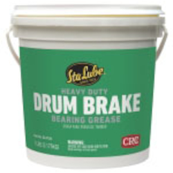 Sta-Lube® SL3136 Drum Brake Heavy Duty Non-Flammable Wheel Bearing Grease, 7 lb Pail, Faint/Mild Petroleum Odor/Scent, Dark Amber, Semi-Solid to Solid Grease Form