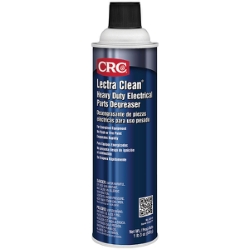 CRC® 02018 Lectra Clean® Heavy Duty Non-Flammable Electrical Parts Degreaser, 20 oz Aerosol Can, Irritating Odor/Scent, Clear, Liquid Form