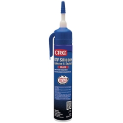 CRC® 14057 Heavy Duty Non-Flammable RTV Silicone Sealant, 8 oz Tube, Blue, Silicone Base