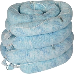 SPC® ENV® ENV Marine Skimming Absorbent Boom, 5 in Dia x 10 ft L, Fluids Absorbed: Oil and Repels Water, Polypropylene, Blue