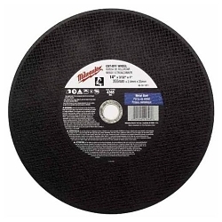 Milwaukee® 49-94-1285 Type 1 Cut-Off Wheel, 12 in Dia x 1/8 in THK, 1 in Center Hole, C24T Grit, Silicon Carbide Abrasive