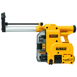 DeWALT® DWH304DH Corded/Cordless Dust Extractor, For Use With DCH293 1-1/8 in Cordless and D25333 1-1/8 in Corded SDS Plus Rotary Hammer, 1 in Dia, 8 in L Usable, 10 in L Bit