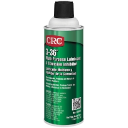 CRC® 03005 3-36® Flammable Multi-Purpose Non-Drying Lubricant and Corrosion Inhibitor, 16 oz Aerosol Can, Liquid Form, Blue/Clear/Green, 0.827