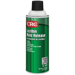 CRC® 1003494 Non-Drying Film Non-Flammable Lecithin Mold Release, 16 oz Aerosol Can, Liquid Form, Clear/Oily Clear, 500 deg F