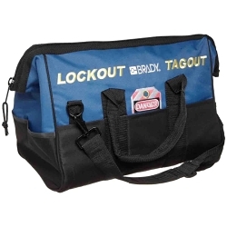 Brady® 99162 Lockout Duffel Bag, Bag Case, 8 Pockets, 600 Denier Polyester