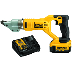 DeWALT® 20V MAX* MATRIX™ DCS494M2 20V MAX* Cordless Swivel Head Shear Kit, 14 ga Mild Steel, 16 ga Stainless Steel Cutting, 0 to 2450 spm, Pistol Grip Handle, 15-1/2 in OAL, Li-Ion Battery
