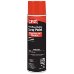 CRC® 1005230 Extremely Flammable Upside Down Marking Paint, 20 oz Container, Liquid Form, Fluorescent Orange, 700 ft Coverage, 72 hr Curing