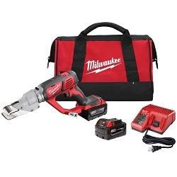 Milwaukee® M18™ 2637-22 Single Cut Kit Cordless Shear Kit, 18 ga Steel, 20 ga Stainless Steel Cutting, 2300 spm, 16-1/2 in OAL, Li-Ion Battery