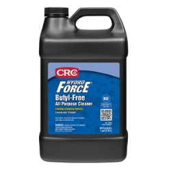CRC® HydroForce® 14402 HydroForce® All Purpose Butyl-Free Non-Flammable General Purpose Cleaner, 1 gal Bottle, Glycol Ether Odor/Scent, Blue, Liquid Form