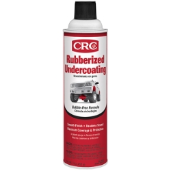CRC® 05347 Extremely Flammable Rubberized Spray Undercoating, 20 oz Container, Opaque/Liquid Form, Black, 20 sq-ft Coverage
