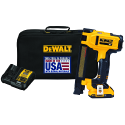 DeWALT® DCN701D1 Cordless Electrical Wire Stapler Kit, 3/4 in Crown, 35 Staple, For Fastener Type: Insulated, 7-3/4 in OAL, Li-Ion Battery