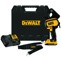 DeWALT® DCE150D1 Cordless Cable Cutting Tool Kit, 750 kcmil Copper/1000 kcmil Aluminum Cutting, 20 V DC, Li-Ion Battery