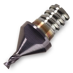 Ingersoll 2904928 47J & 45J - 90° Small Dia. End Mill Tip Chip Surfer Tip Insert, ANSI Code: 45J-0612TQRD04 S IN2005, (2) Flutes