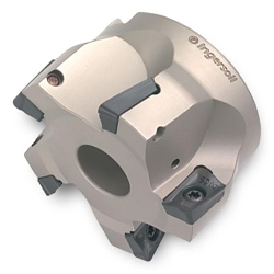 Ingersoll, 3012942, Series: 2J1E - 90Â° Face Mill, 5 in Diameter Cutting, 0.625 in Shank Diameter, 2 Cutter Inserts, Specifications: 0.9 in Ramp Angle, 0.66 in DC x 2 in L x 0.5 in BD Dimensions