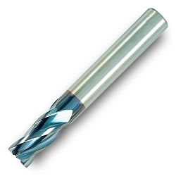 Ingersoll 1793763 47J_RC, 47D_RC 90° End Mill Corner Radius End Mill, 0.125 in Dia Cutter, 0.015 in Corner Radius, 0.125 in Dia Shank, 2.25 in OAL