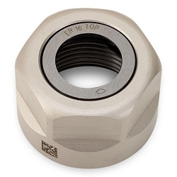 Ingersoll, 4542348, Nut, Rotary Spare Part, Series: Nut ER MINI/UM, Tool Holder Compatibility: ER DIN 6499 Collet Chucks