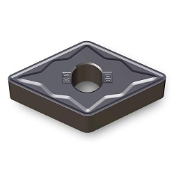 Ingersoll 6112362 DNMG KT Chipbreaker Turn Insert, ANSI Code: DNMG150412KT, DNMG Insert, 15 Insert, 55 deg Rhombic Shape, Negative Rake