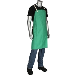 Ironcat® 7043/36 Economy Apron, Cotton, 36 in L x 24 in W, Resists: Flame