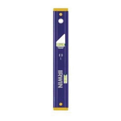 Irwin® 1794067 2500 Heavy Duty Non-Magnetic Standard Box Beam Level, 48 in L, 3 Vials, Aluminum, (1) Level/(2) Plumb Vial Position, 0.029 deg Accuracy