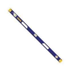 Irwin® 1794106 1550 Heavy Duty Magnetic Standard I-Beam Level, 24 in L, 3 Vials, Aluminum, (1) Level/(2) Plumb Vial Position, 0.058 deg Accuracy