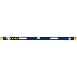 Irwin® 1794108 1550 Heavy Duty Magnetic Standard I-Beam Level, 48 in L, 3 Vials, Aluminum, (1) Level/(2) Plumb Vial Position, 0.058 deg Accuracy
