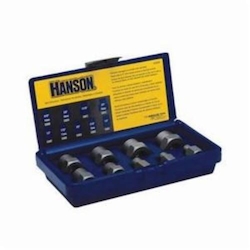 Irwin® Hanson® 54009 Left Hand Bolt Extractor Set, 9 Pieces, Carbon Steel
