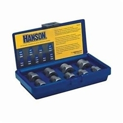 Irwin® Hanson® 54019 Bolt Extractor Set, 9 Pieces, Carbon Steel