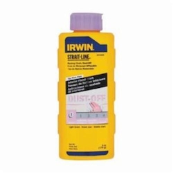 Irwin® Strait-Line® 4935426 Dust Off Marking Chalk, Light Violet, 6 oz Capacity, Squeeze Bottle Package
