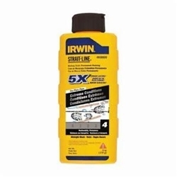Irwin® Strait-Line® 4935520 Permanent Staining Marking Chalk, Midnight Black, 6 oz Capacity, Squeeze Bottle Package