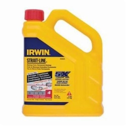 Irwin® Strait-Line® 4935522 Permanent Staining Marking Chalk, Crimson Red, 2 lb Capacity, Container Package