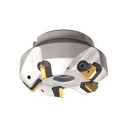 Iscar 3100031 F45E Face Mill, 3 in Dia Cutting, 1 in Dia Shank, 1-3/4 in OAL, 1 in Dia Arbor Hole, 45 deg Lead Angle, No