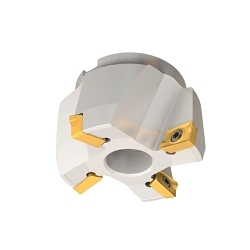 Iscar 3100256 F75A Face Mill, 3 in Dia Cutting, 1 in Dia Shank, 1-3/4 in OAL, 1 in Dia Arbor Hole, No