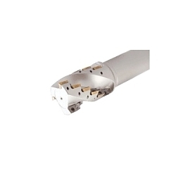 Iscar 3100275 HELIMILL Extended Flute Indexable End Mill, ANSI Code: APK D1.25-1.75W1.25FE, 1-1/4 in Dia Cutting, Straight Shank, 90 deg Lead Angle, 1.86 in Max Depth of Cut