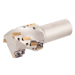 Iscar 3100446 ADK Shell Mill, 50 mm Dia Cutting, Weldon Shank, Right Hand Cutting, No