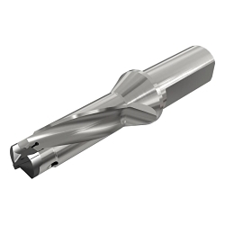 Iscar 3200446 DCM-3D (7.5-25.9 mm) Drill Body with Exchangeable Head, 1-Flat Shank