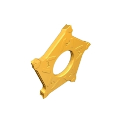 Iscar 3301665 PENTA D-R/L-PB Parting Insert, 40 Insert, 0.118 in W Cutting, Left Hand Lead Angle Direction, Solid Carbide, TiAlN/AlTiN/TiN