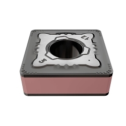 Iscar 3302386 SNMG-R3M Double-Sided Insert, SNMG Insert, 643 Insert, 90 deg Square Shape, For Use On Super-Alloys/Titanium, Solid Carbide