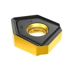 Iscar 3303927 S845 SNHU 1806AN-N-W Double-Sided Wiper Insert, SNHU Insert, 1806 Insert, Solid Carbide, Steel/Cast Iron, Square Shape